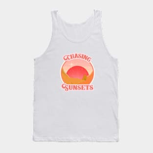 Chasing Sunsets Summer Retro Tshirt Tank Top